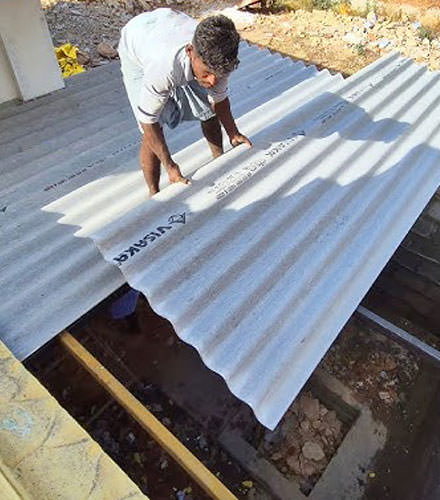 Cement sheet Work