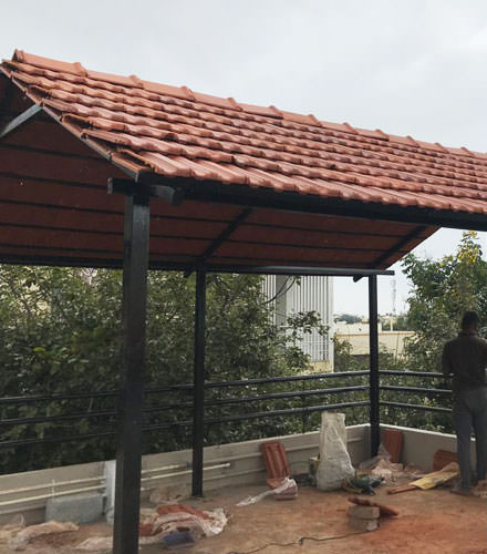 Tile Roofed Huts